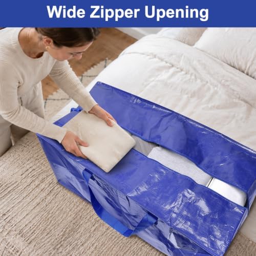 Extra Heavy Duty Large Moving Bags with Zippers and Reinforced Handles - Image 6