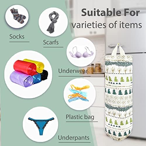 SYIPO Plastic Bag Holder, Reusable Grocery Bag Organizer, Wall Mount, Squirrel, 1 Pack, 15.7in x 9.8in - Image 4