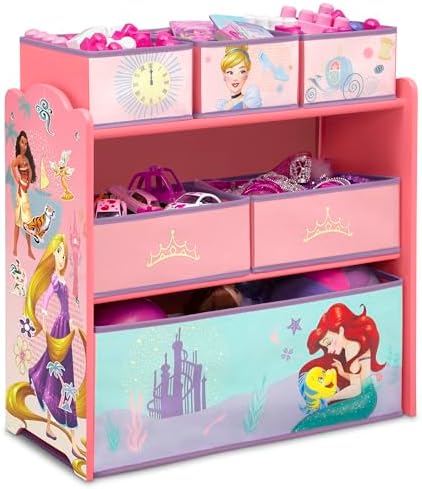 Delta Children Design & Store 6 Bin Toy Storage Organizer, Disney Princess by DeltaChildren