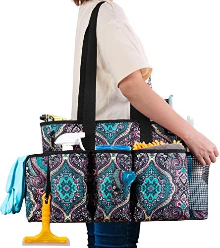 LoDrid Professional Cleaning Tote Caddy for Cleaning Supply, Totem - Image 2