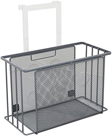 Deco Brothers Over Cabinet Door Organizer, Silver - Image 6