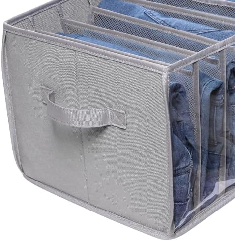 Zilink Wardrobe Clothes Organizer Pants Organizer Bins for Closet, 3 Pack - Image 4