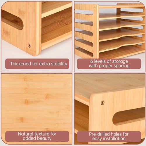 Cookie Sheet Organizer for Cabinet, 6 Tier Sheet Pan Organizer - Image 5