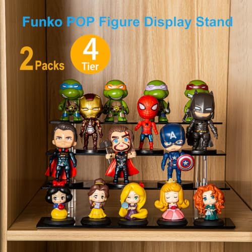 2Packs 4 Tier Perfume Organizer Stand, Acrylic Risers Display Stands - Image 3