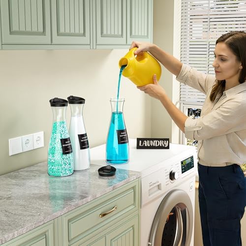 3 Pack Laundry Detergent Dispenser Container No Tray, 54OZ Laundry Soap Dispenser - Image 6