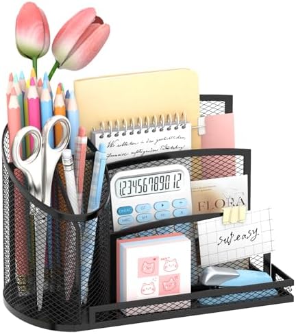 Mail Organizer Countertop for Desk, Mail File Holder with 3-Slot, Designer by SUPEASY