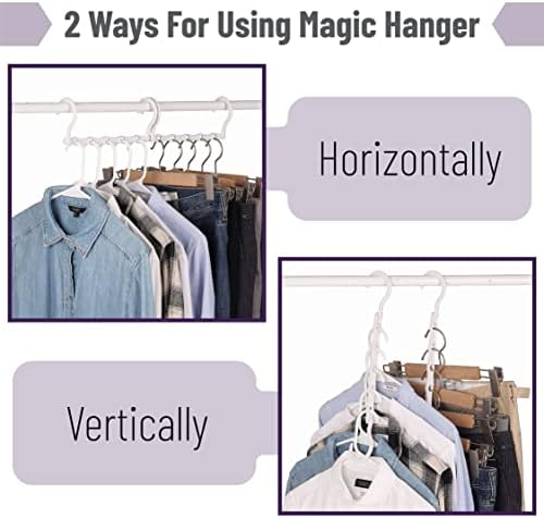 Mr. Pen- Space Saving Hangers, 16 pcs, 360° Rotating Hooks - Image 6