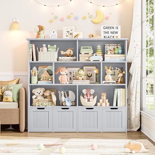 FINETONES Toy Storage Organizer with Movable Drawer Toy Organizer for Kids - Image 3