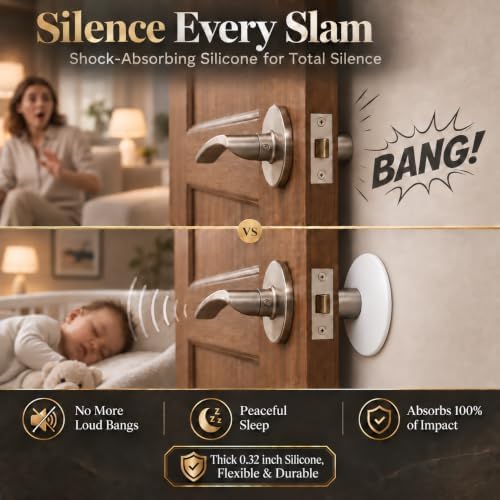 ProStoppr® Door Stoppers - Large 3.15" (8 Pack) - Strong Adhesive Backing - Image 6
