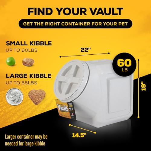 Vittles Vault Airtight Stackable Pet Food Storage Container Up to 60lbs - Image 2