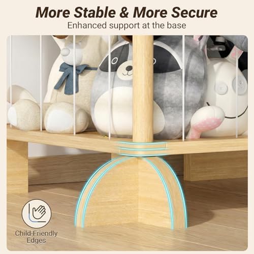 COSYLAND Stuffed Animal Storage Plushies Organizer for Kids Room - Image 4