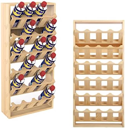 24 Can Spray Paint or Lube Can Holder Aerosol Can Rack 14.2"L x 5"W x30"H by Nisorpa