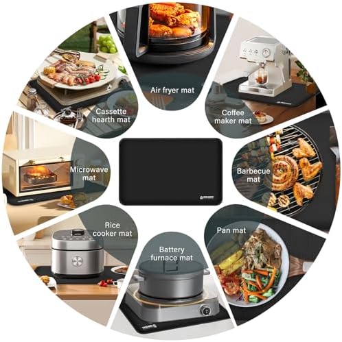 Heat Resistant Mat for Air Fryer, Silicone Mat for Kitchen Counter - Image 6