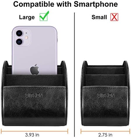SITHON Remote Control Holder with 5 Compartments [Upgrade Version] - Image 3
