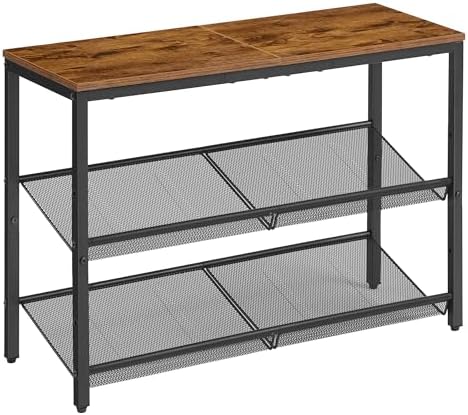 VASAGLE 3-Tier Shoe Rack, Adjustable, Freestanding by VASAGLEbySONGMICSHOME