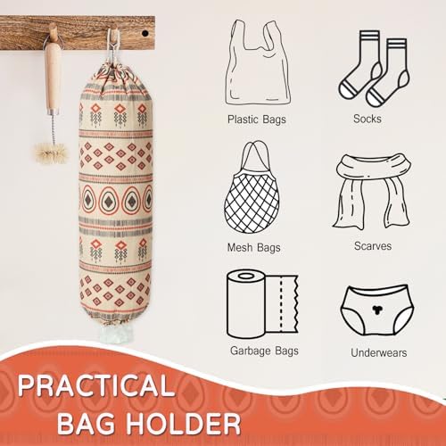 Plastic Bag Holder, Reusable Grocery Bag Holder for Plastic Bags - Image 3