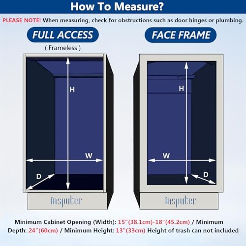 Insputer Dual Pull Out Trash Can Under Cabinet with Soft-Close Slides - Image 3