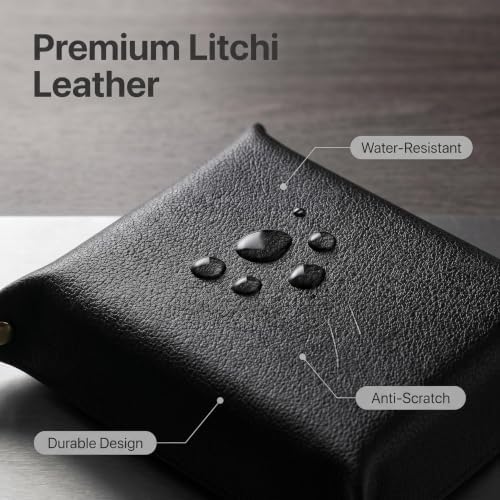 Valet Tray for Men,Nightstand Organizer for Wallet Watch Phone - Image 3