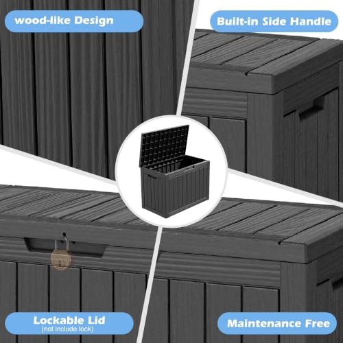 Outdoor Storage Box Waterproof, 45 Gallon Deck Box for Patio Storage - Image 5