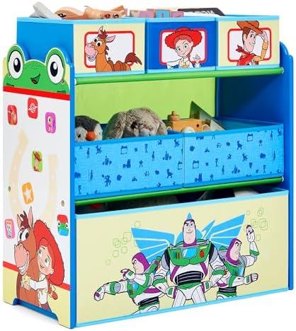 Delta Children - Toy Story Design & Store 6 Bin Toy Storage Organizer - Greenguard Gold Certified, Blue by DeltaChildren