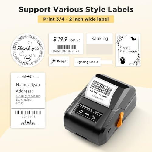 SUPVAN T50M Pro Bluetooth Label Maker Machine with 3 Tapes, Set 2 - Image 2