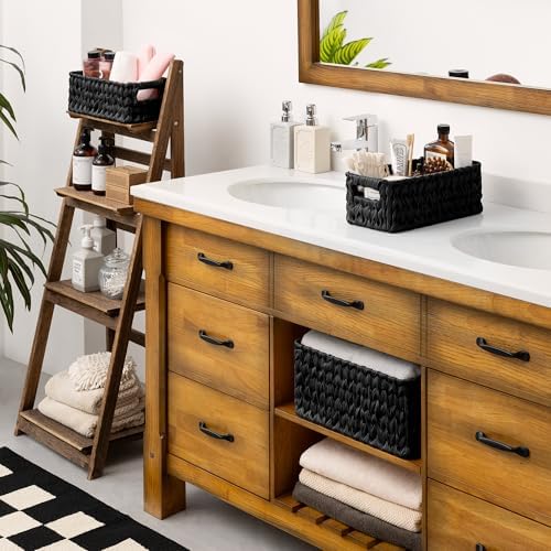 GRANNY SAYS Wicker Baskets for Shelves, Large Black Baskets for Organizing - Image 7