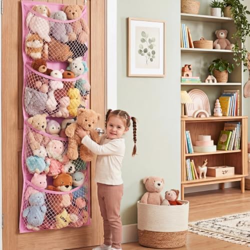 Ofiray-home Cotton Over The Door Stuffed Animal Storage - Image 7