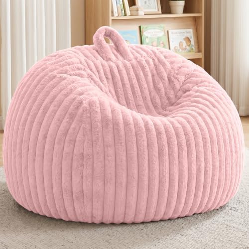 Bean Bag Cover No Filler Stuffed Animal Storage Bean Bag Chair Cover by AZHCHKE