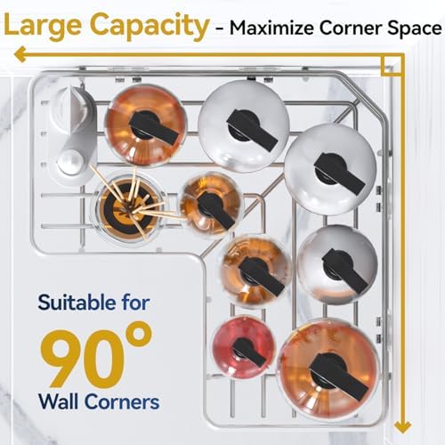 YASONIC Corner Shower Caddy Adhesive, 100% Rustproof Shower Organizer with Soap and Troothbrush Holder, No Drill Shower Shelf for Inside Shower, Wall-Mounted Shower Storage for Homes (5 Pack, Silver) - Image 4
