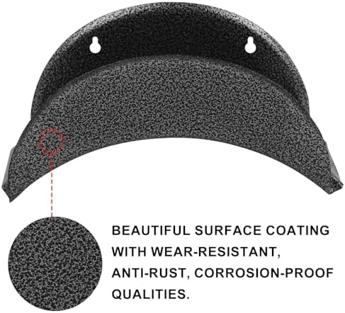 GARTOL Garden Hose Holder Heavy Duty Wall Mount, High Carbon Steel Hose Hanger for Outside Yard, Rust Proof - Image 2