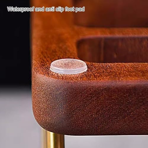 Chopping Board Rack with Wood Base Multi Layer Lid Holder Baking Pan Storage Organiser Cabinet Accessory for Home Kitchen - Image 2