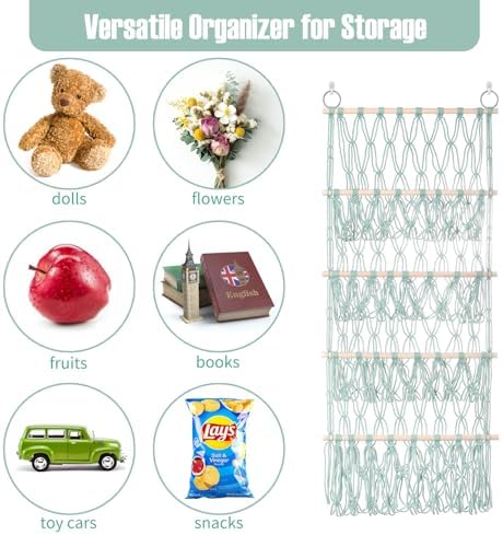 Stuffed Animal Net or Hammock Large Plushie Net Corner 4 Layer Toy Storage - Image 3