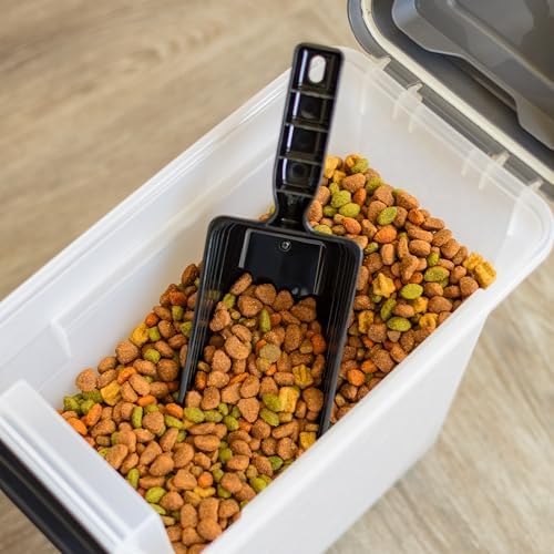 IRIS USA Dog Food Storage Container, Up to 13 lbs, Dark Gray, Made in USA - Image 5