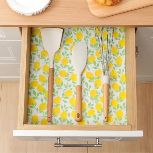 Cooyes 12 Pack Polyester Shelf Liners for Kitchen Cabinets, 12" × 24", Non-Slip Refrigerator Liners Machine Washable, Refrigerator Drawer Mats for Glass Shelves and Kitchen Cabinets - Image 2