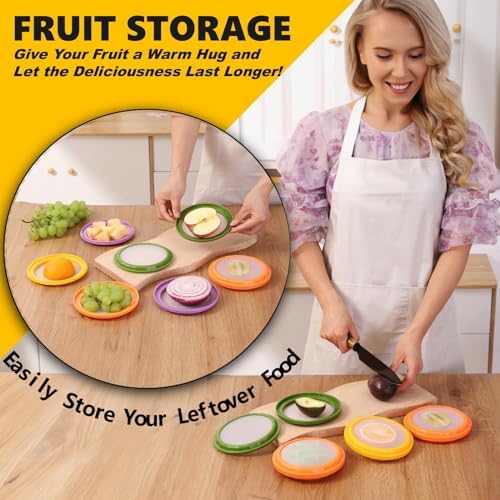 SOOPLEU Double-Sided Avocado Saver & Onion Storage, 4Pcs Food Holder - Image 2