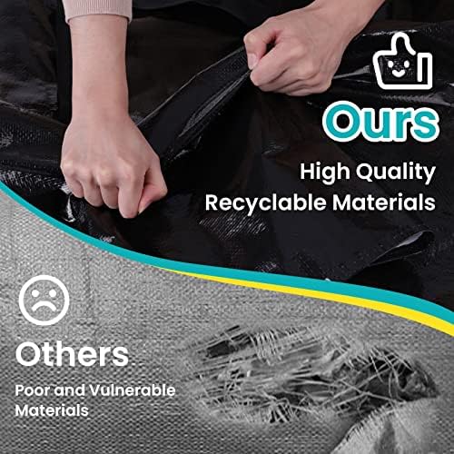 Extra Large Heavy Duty Moving Bags, 125L Packing Bags, 6 Pack - Image 4
