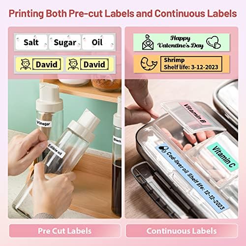 Phomemo Label Maker, Bluetooth Mini Portable Label Printer for Home School - Image 5