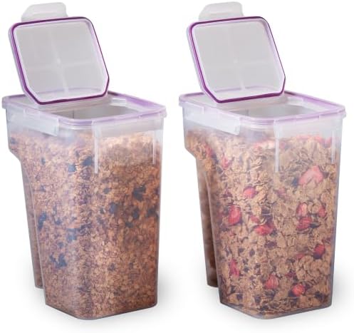 Snapware Airtight 2-Pack (22.8 Cup) Cereal Dispenser Storage Containers by Snapware