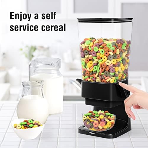 Cereal Dispenser Countertop 2 Pack 5.5 Qt Large Cereal Storage Container - Image 4
