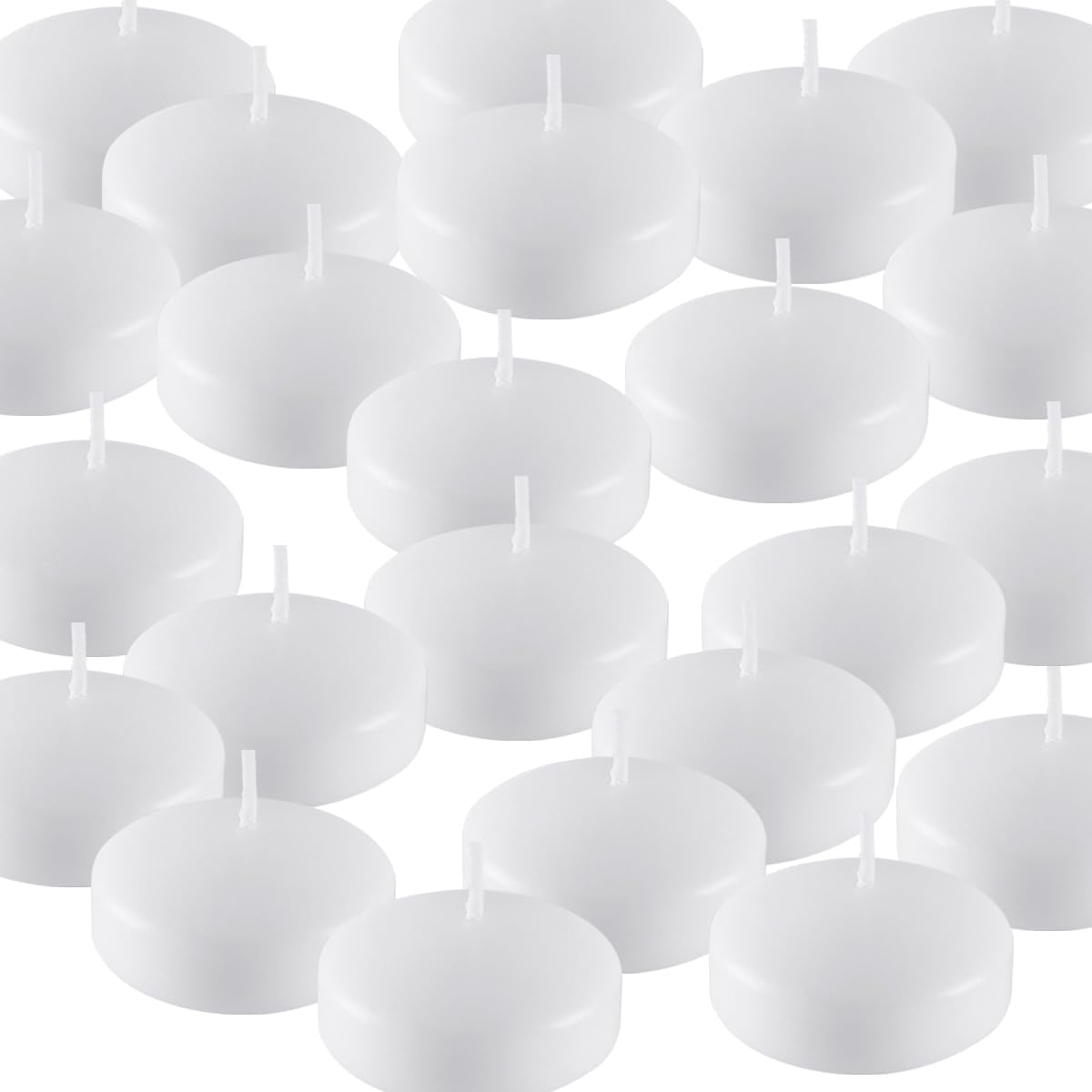 Mini Spell Chime Taper Candle Set of 20, 4 Inch Tall Unscented Rituals Candles for Altar Meditation Supplies Rituals (White, Set of 24)