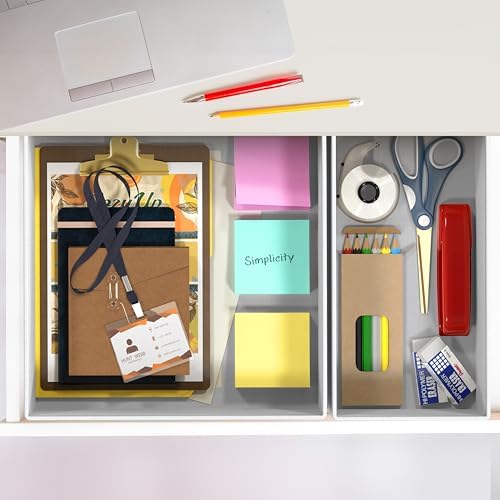 Simple Houseware Underwear Drawer Organizer, Set of 6, Gray - Image 6