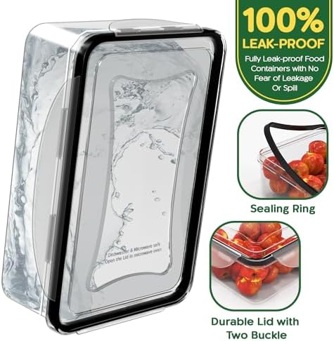 RockBerry 44 Pcs Food Storage Containers with Lids Airtight - Image 3