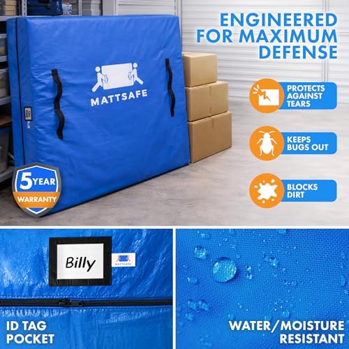 Nordic Elk California Cali King Mattress Bags for Moving Storage, Bed Cover - Image 5