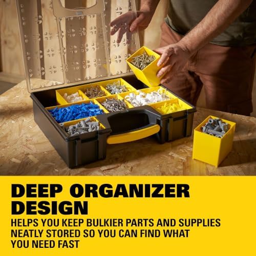 STANLEY Deep Pro Small Parts Organizer, 10 Compartments (STST14710) - Image 2