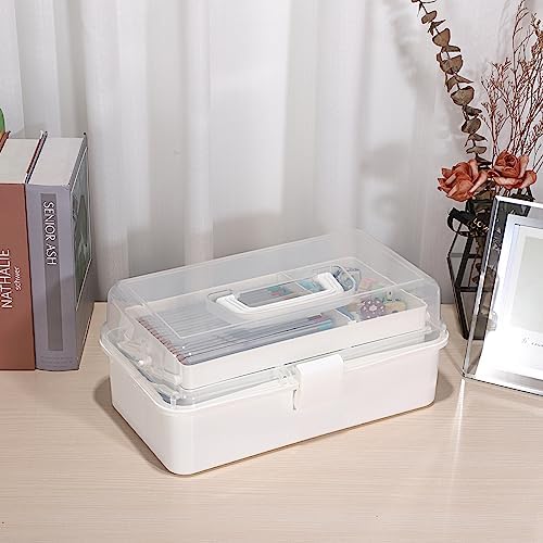 BTSKY 3-Layer Plastic Dividing Storage Box Craft Organizer and Storage - Image 3