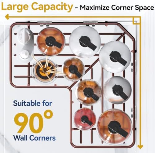 YASONIC Corner Shower Caddy Adhesive, 100% Rustproof Shower Organizer, No Drill Shower Shelf for Inside Shower, Wall-Mounted Shower Storage for Homes (2 Pack, Bronze) - Image 3