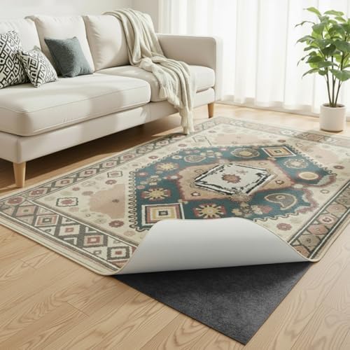 Songrey 9'x12' Non‑Slip Rug Pad, 1/8" Thick Cushioned - Image 2