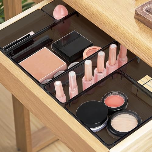 13 PCS Drawer Organizer Set, 5 Size Bathroom and kitchen organizer Trays - Image 5