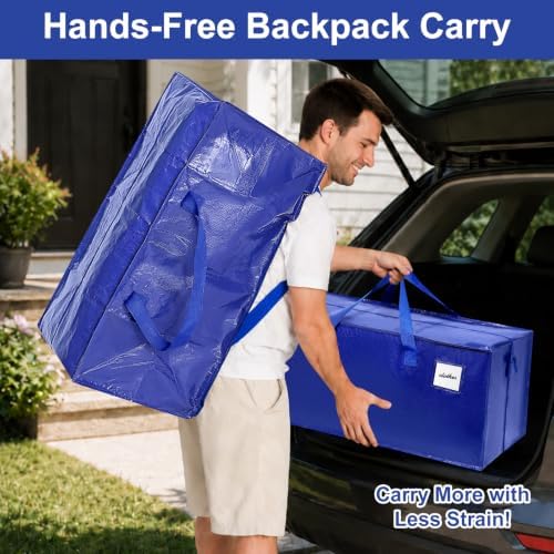 Extra Heavy Duty Large Moving Bags with Zippers and Reinforced Handles - Image 6