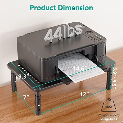 WALI Dual Monitor Stand for Desk, Adjustable Laptop Riser, up to 44 lbs - Image 3